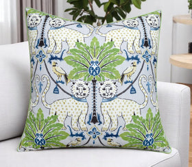 MANOJAVAYA Shorey Wild leopard pattern enhances sofas with bold safari style.