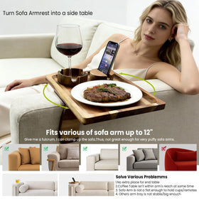 Manspdier phone stand keeps your device within reach while relaxing.