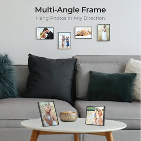 Mantello Essentials 6-pack black frames for home or office decor.