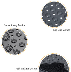 Mantto anti-slip design helps prevent slips on smooth tub surfaces