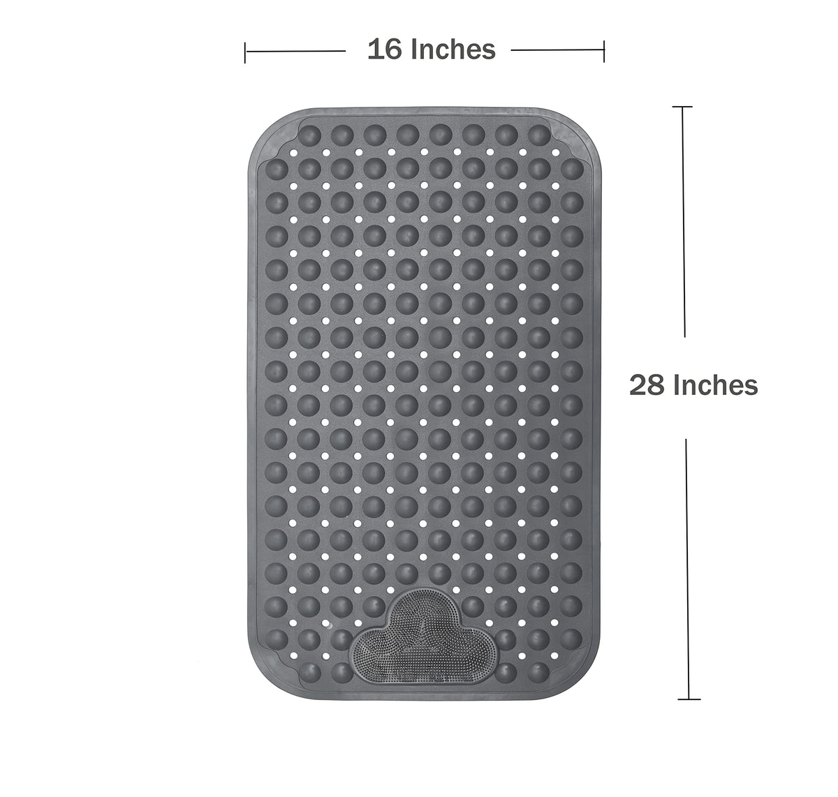 Mantto bath mat is easy to clean and quick to dry after use