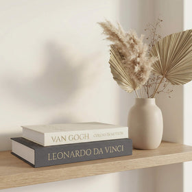MAOBUYOU storage books on a mantel adding subtle elegance