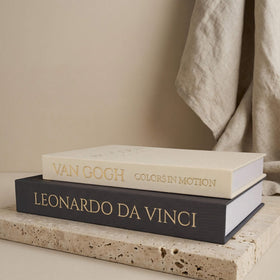 MAOBUYOU storage books on a bookshelf blending with real volumes