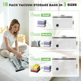 Mapambo vacuum bags use thick PA+PE material for durable protection.