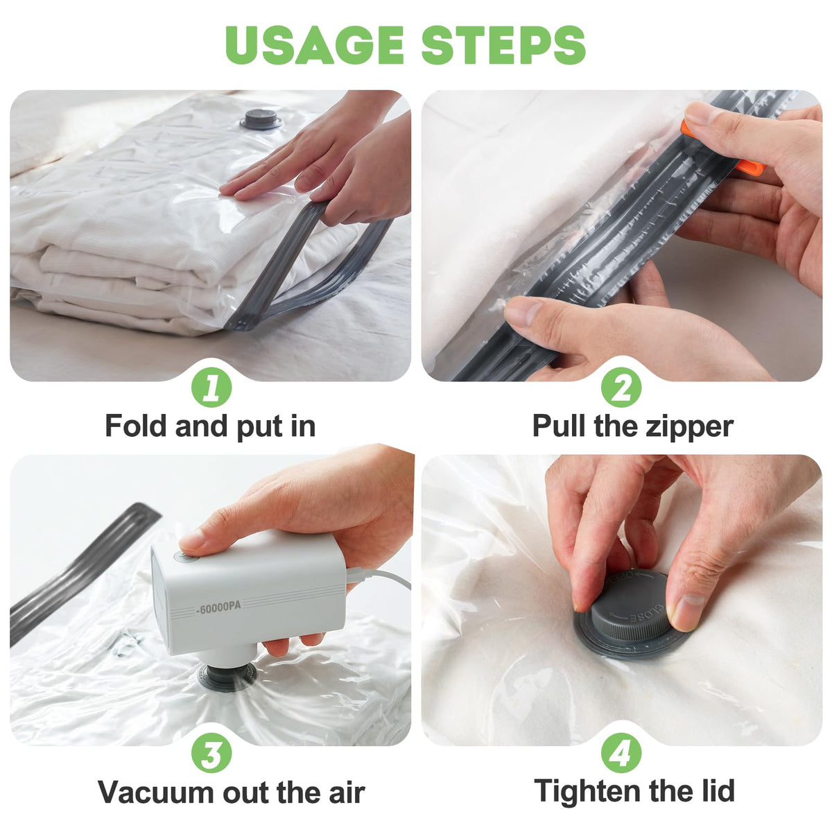Mapambo vacuum bags are ideal travel essentials for organized trips.