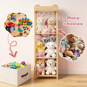 MapleGrace detachable block storage bag adds space for blocks and small toys.