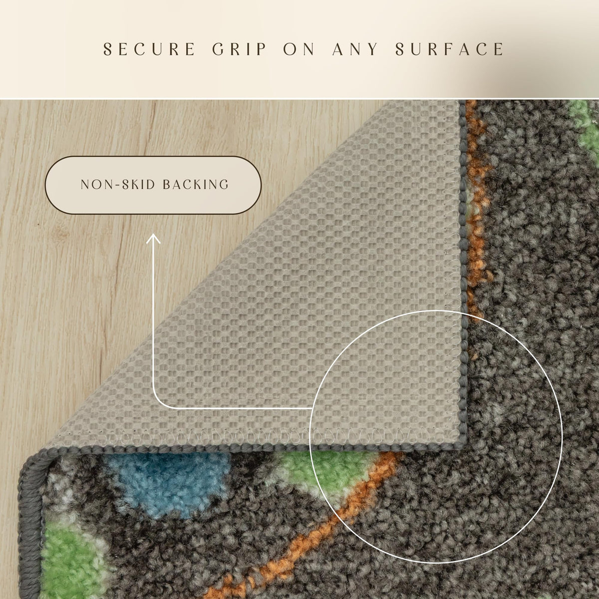 Maples Rugs Reggie entryway setup adds warmth and everyday practicality.