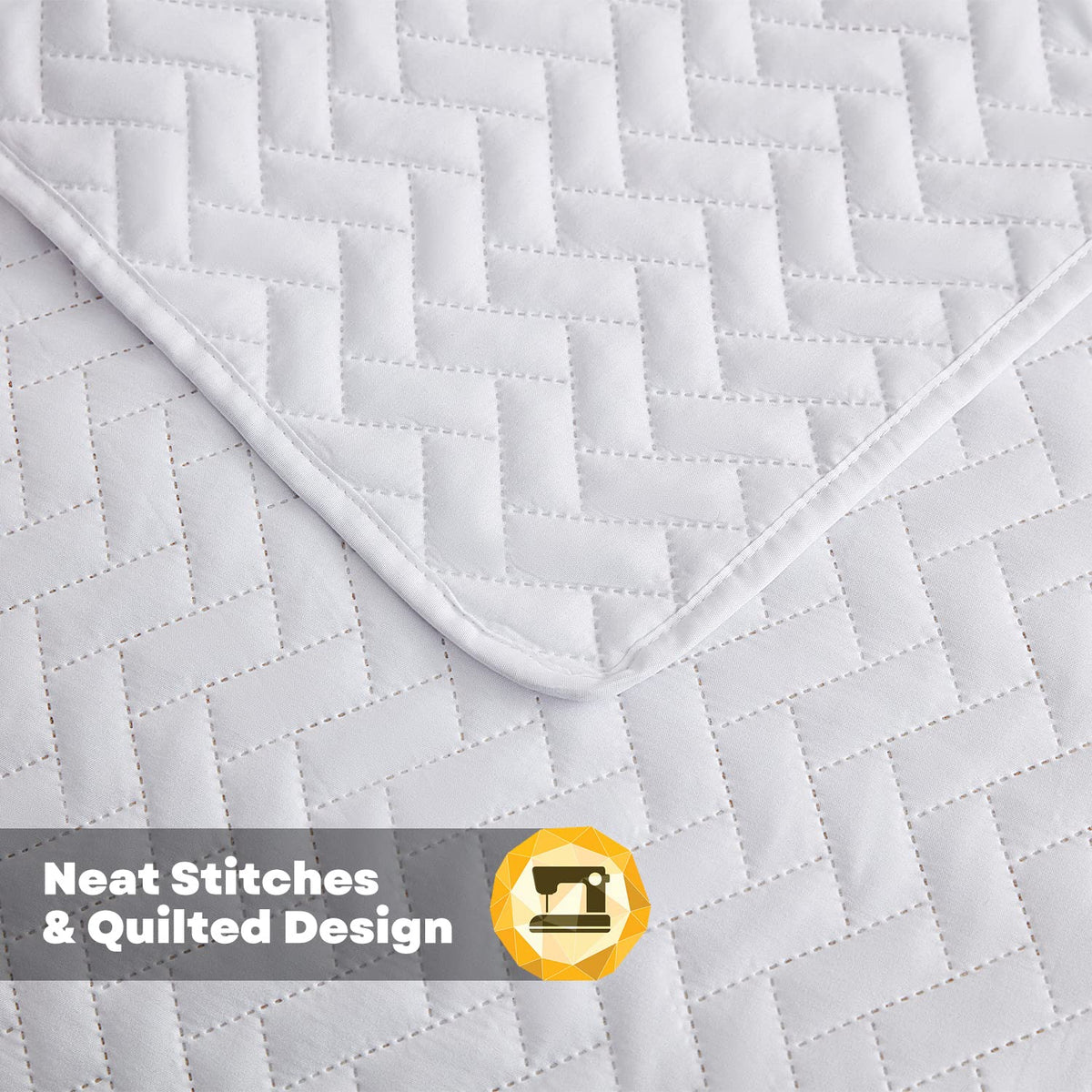 Maple&Stone lightweight quilt fabric closeup conveys airy softness for layering.