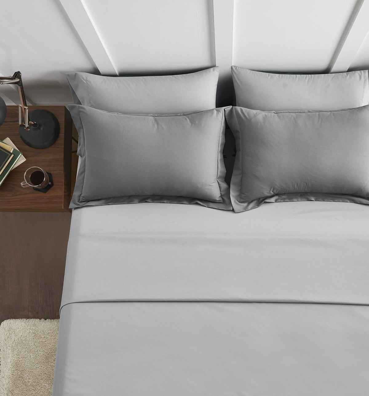 Maplestone pillowcases arranged to complete the bedding look