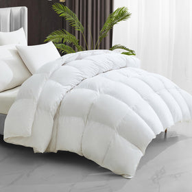 MapleStone serene bedroom scene with soft white comforter for hotel-like sleep.