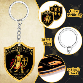 Maqiauly acrylic keychain, durable and weatherproof for daily wear.