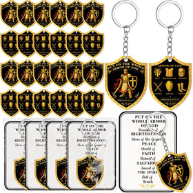 Maqiauly Christian keychain for men, bulk 50pcs, ideal for church event gifts.
