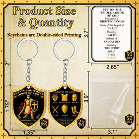 Maqiauly clear OPP bags, 50-count, keeps keychains and cards neatly organized.