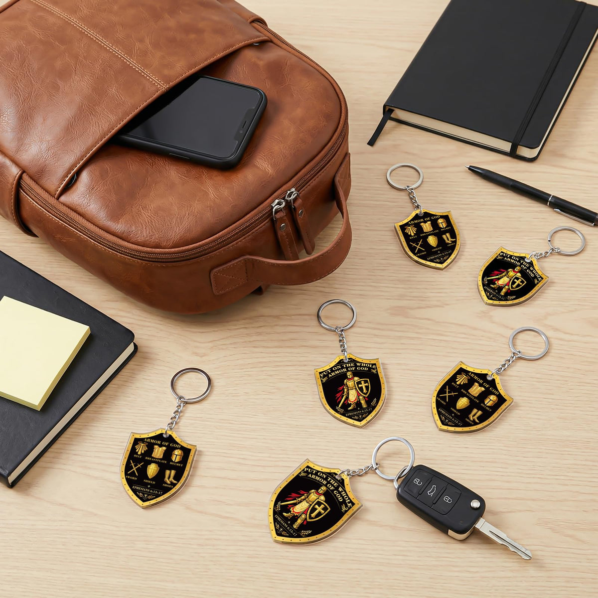 Maqiauly keychain lanyard-ready, easy to carry during events.