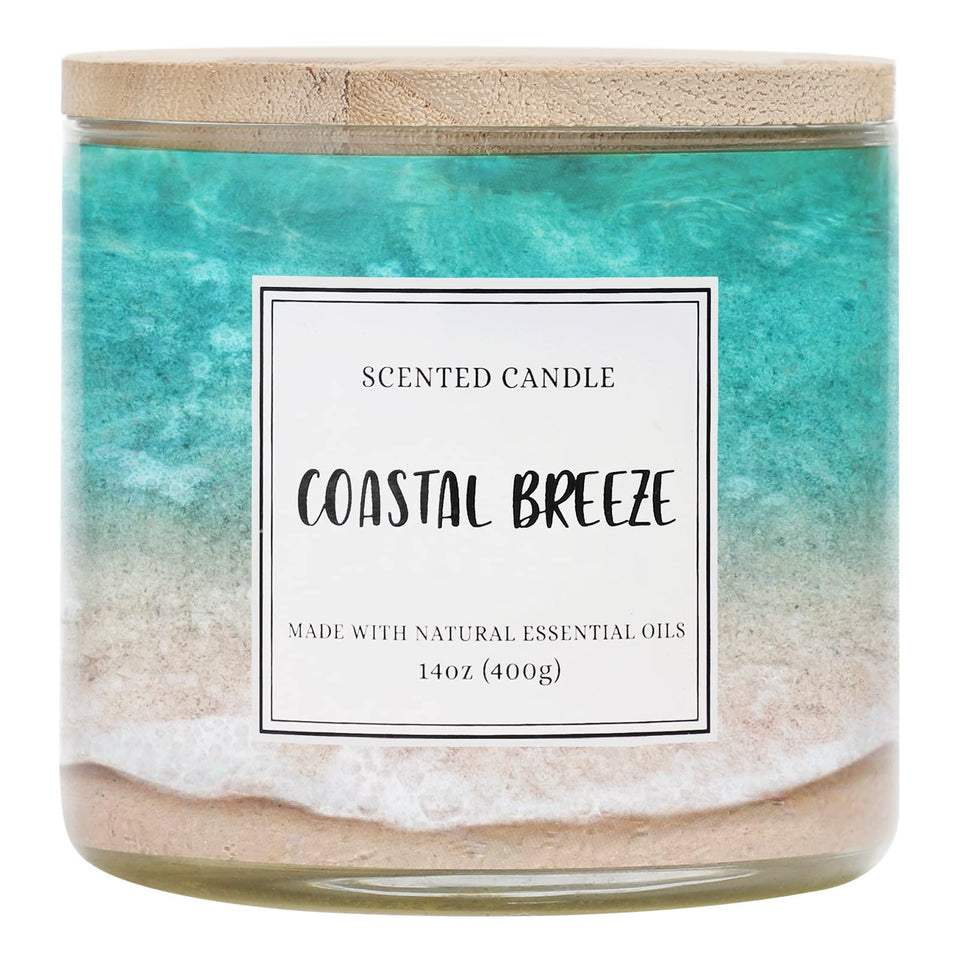 Maracco Coastal Breeze bottle design evokes seaside summer vibes for living spaces.