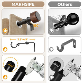 MARHSIPE telescoping rod sections let you tailor length with ease