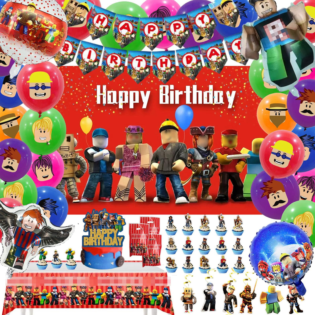 MarisDragon birthday banner and backdrop create a memorable photo moment.