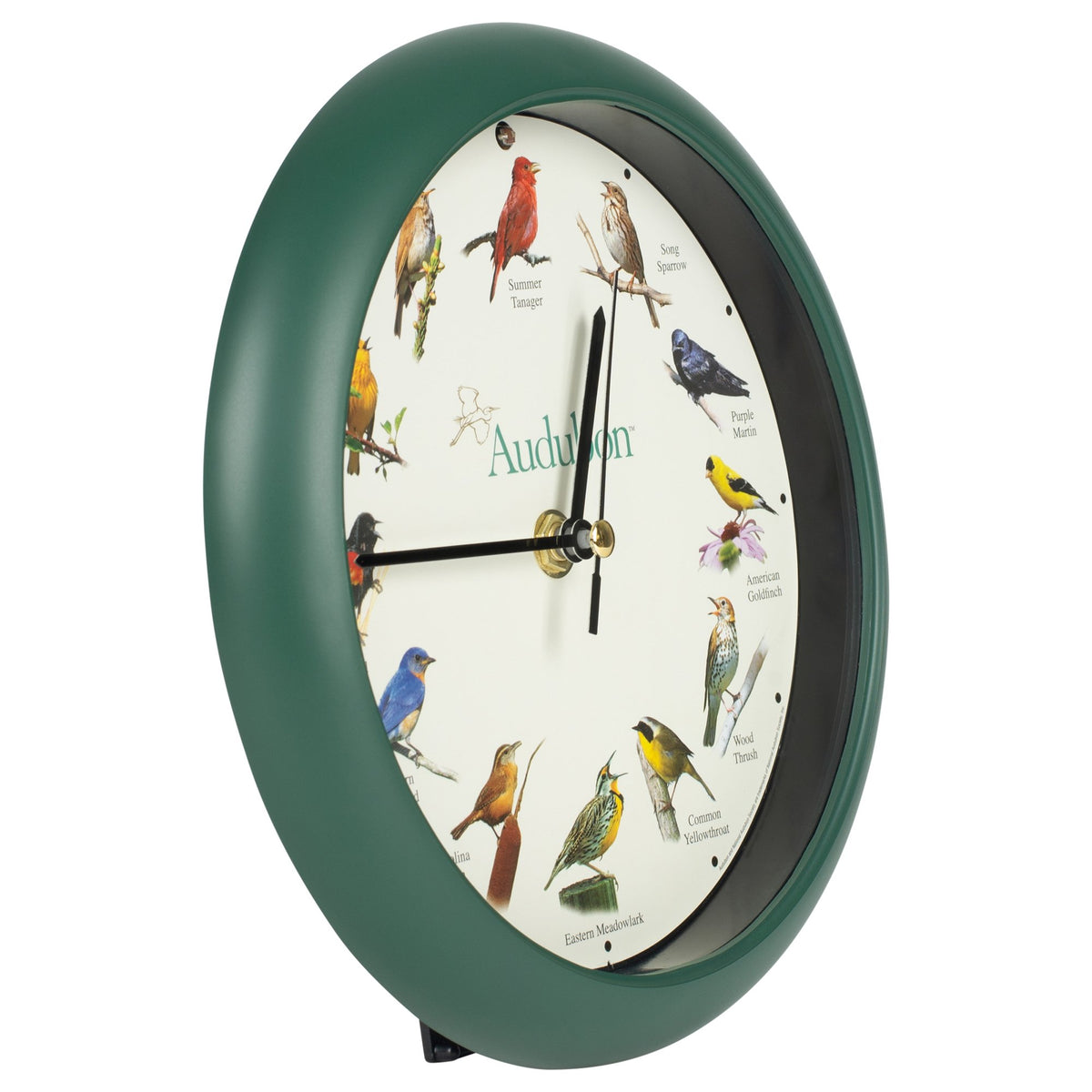 Clock hanging on wall ready to display in living room.