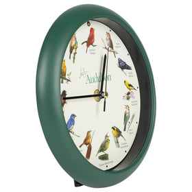 Clock hanging on wall ready to display in living room.