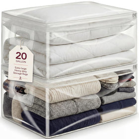 Marknox 20 gallon jumbo bag front view, ideal for bulky blankets and quilts