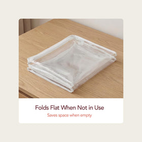 Marknox under bed storage bag fits neatly under furniture