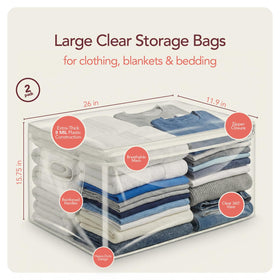 Marknox zipper closure bedding storage keeps contents secure