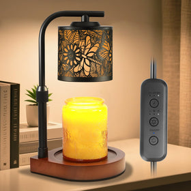 Maromamix candle warmer lamp with timer and dimmer adds elegant ambiance to any room