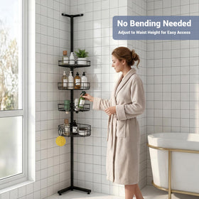 Marovitax non-slip base anchors at tub edge for stable storage on uneven floors.