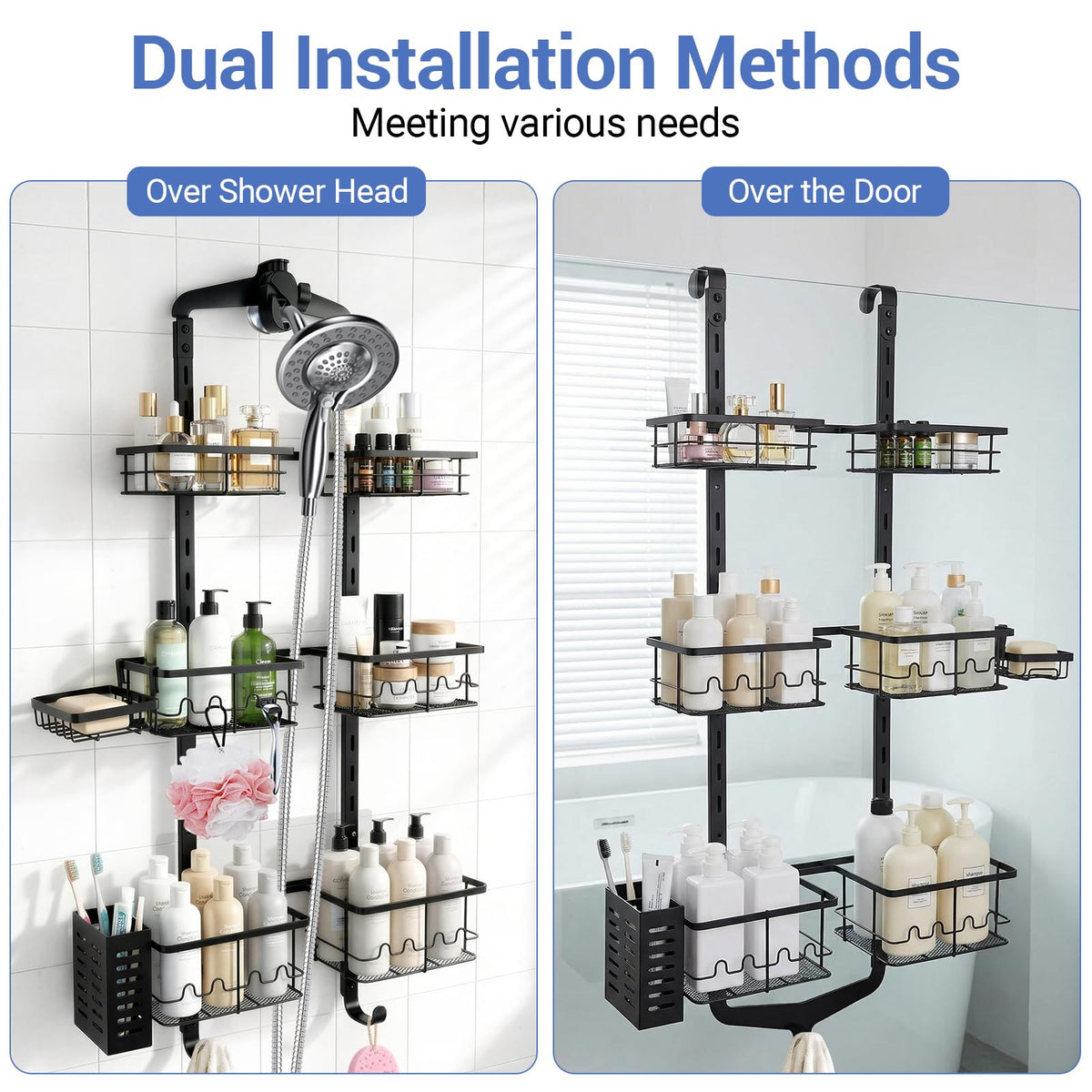Marovitax rust-resistant mesh design resists humidity for lasting bathroom use