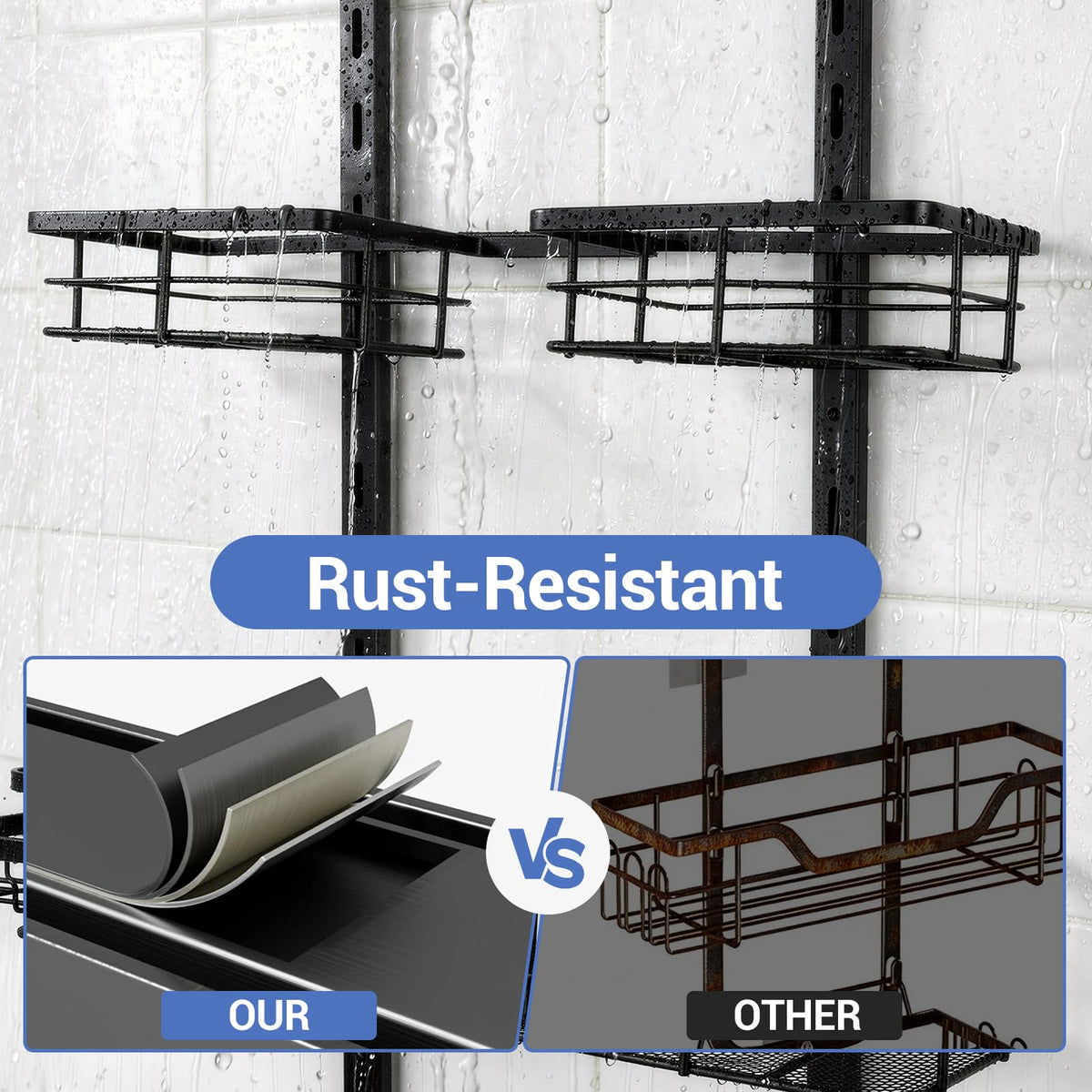 Marovitax sturdy secure brackets prevent slippage on fixtures