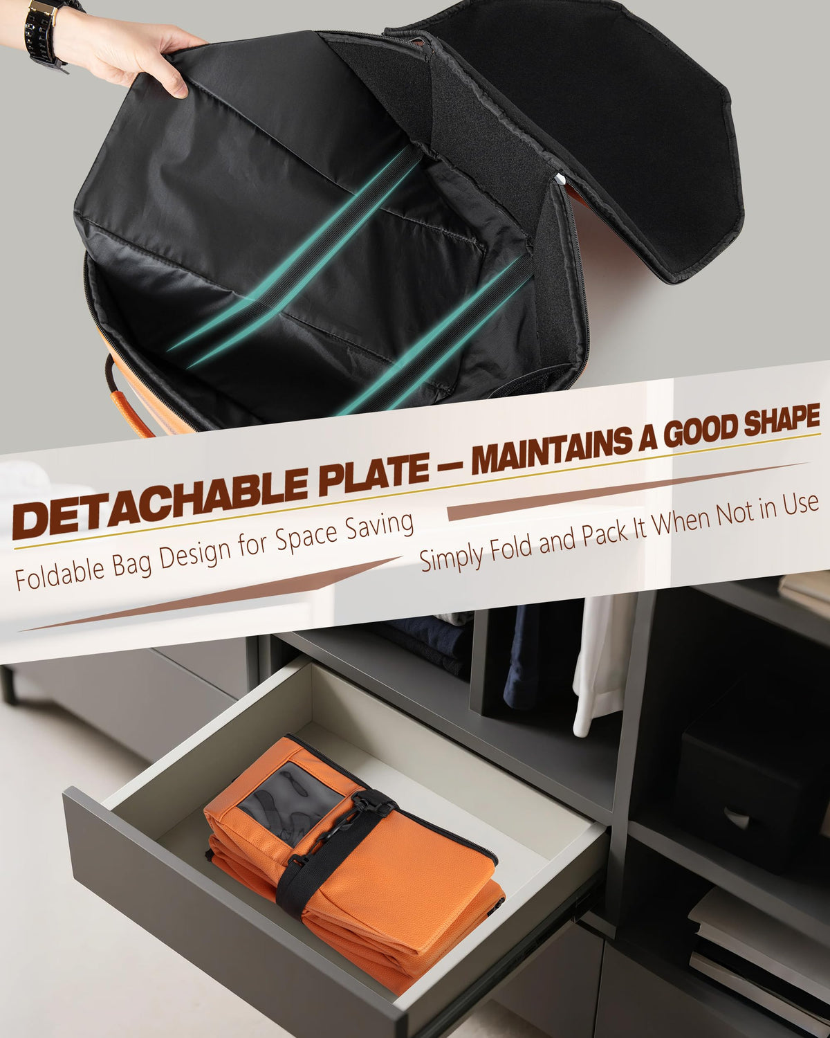 Marscamd hat box interior with soft lining for gentle storage