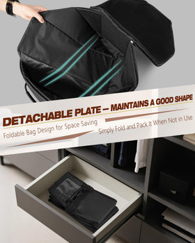 Marscamd vegan leather material emphasizes easy cleaning and durability.