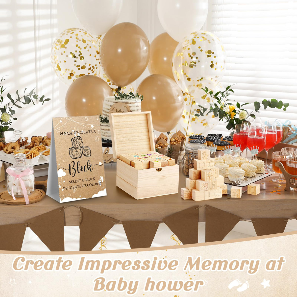 Marsui decor-ready kit adds a charming touch to party decorations.