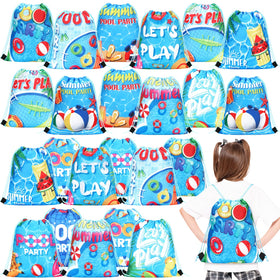 Marsui pool party favor bags 24 pcs ready for beach treats.