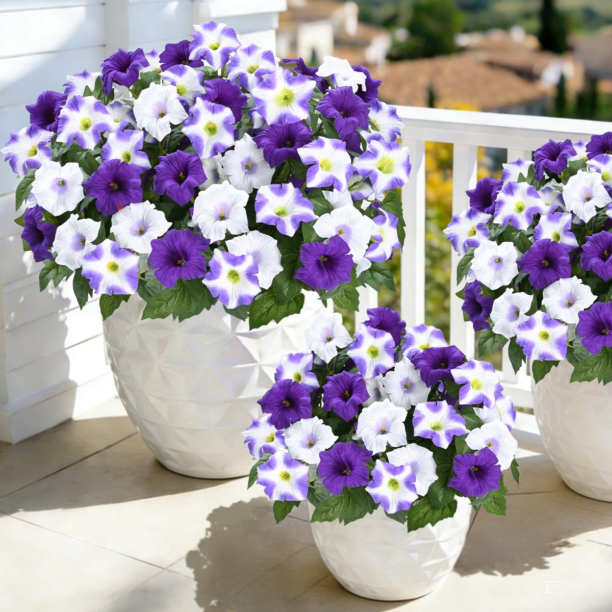 Martine Mall 20-inch tall pot elevates curb appeal and entryway styling.