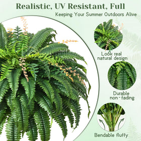 MARTINE MALL easy-maintenance fern requires no watering or pruning