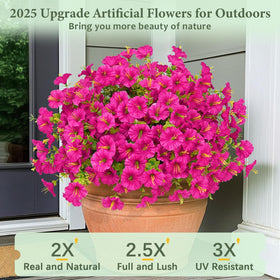 MARTINE MALL eucalyptus accents artificial flowers provide greenery year-round