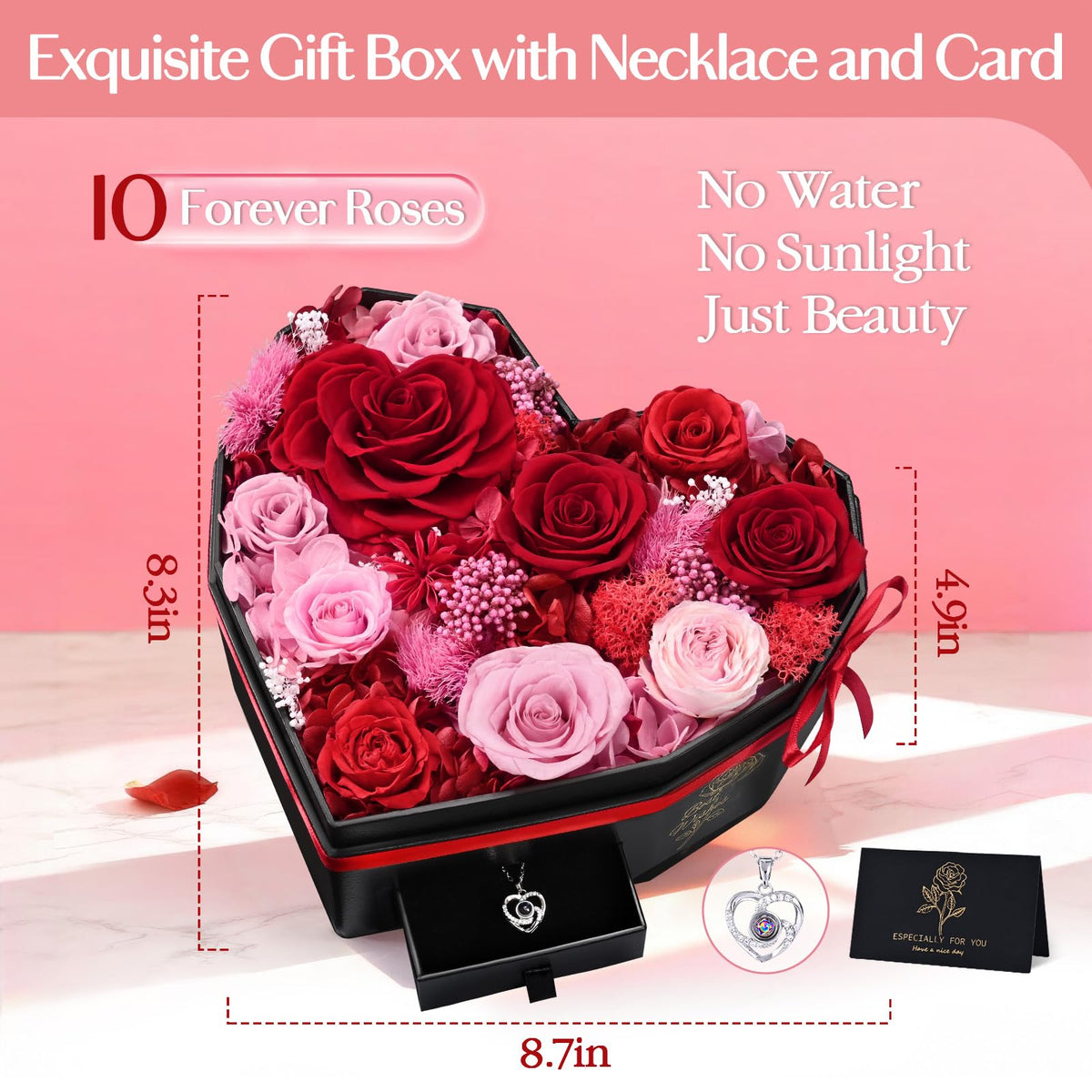 Martine Mall Forever Flowers as a keepsake gift for loved ones.