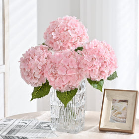 MARTINE MALL 21in hydrangea stem closeup highlighting realistic texture