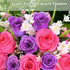 Martine Mall UV-resistant cemetery flowers maintain vibrant colors in sunlight.