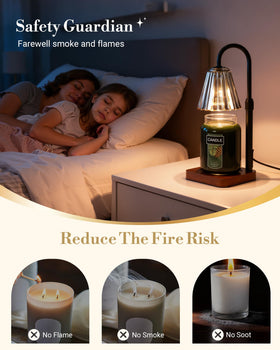 Marycele lamp showing dimmer control for adjustable scent strength.