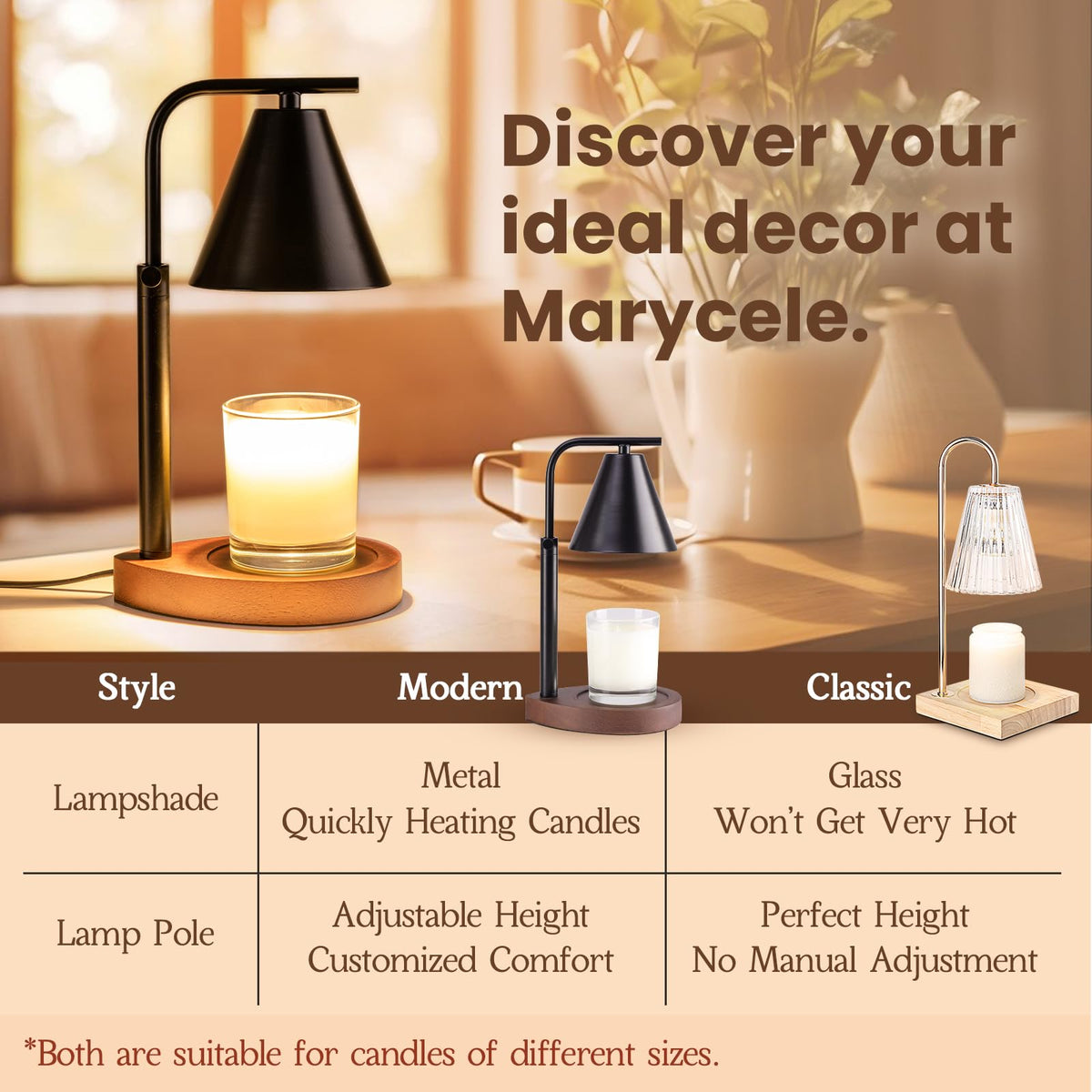 Marycele home decor gift design highlights a sleek, giftable lighting solution.