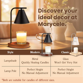 Marycele sleek metal shade design complements contemporary and classic spaces.