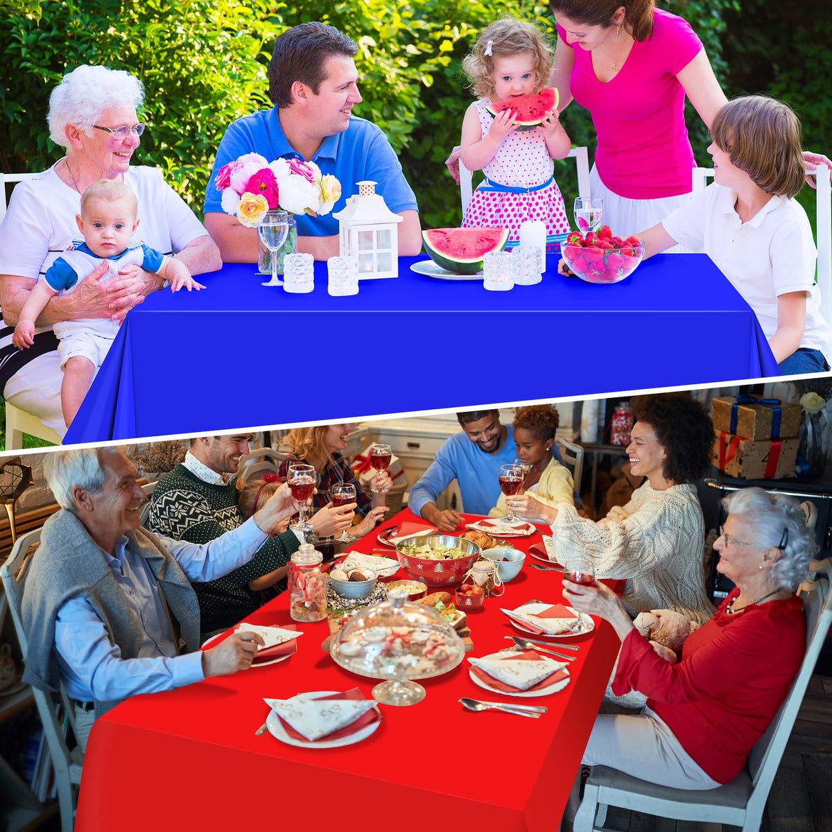 MASHAN multiuse table cover serves as dust sheet and table mat.