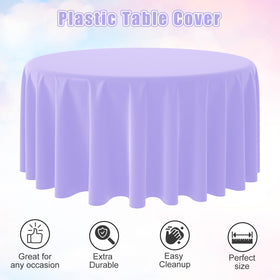 MASHAN rainbow round tablecloth in green perfect for outdoor celebrations