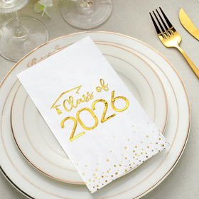MASHAN rectangle graduation napkins 7.9x4.3 inches, ideal for beverages and desserts