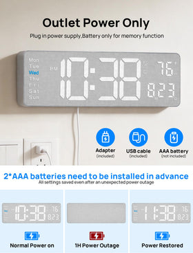 MASHI date, week and temperature display helps keep schedules