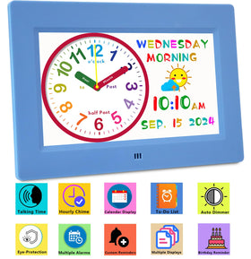 Massii reminder setup supports 24 alarms and 20 custom prompts.