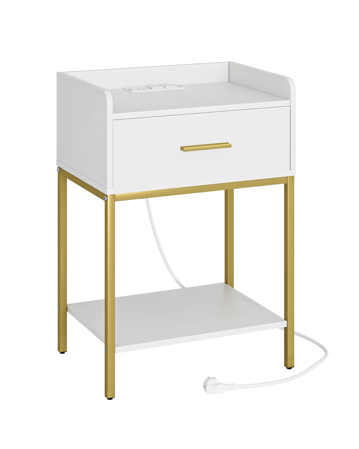 Masupu nightstand suitable for bedroom or living room setups.