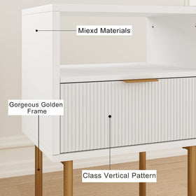 Masupu nightstand ships with simple instructions for quick setup.